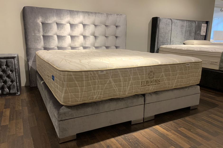 Boxspringbett Button Deluxe mit Motor 180x200