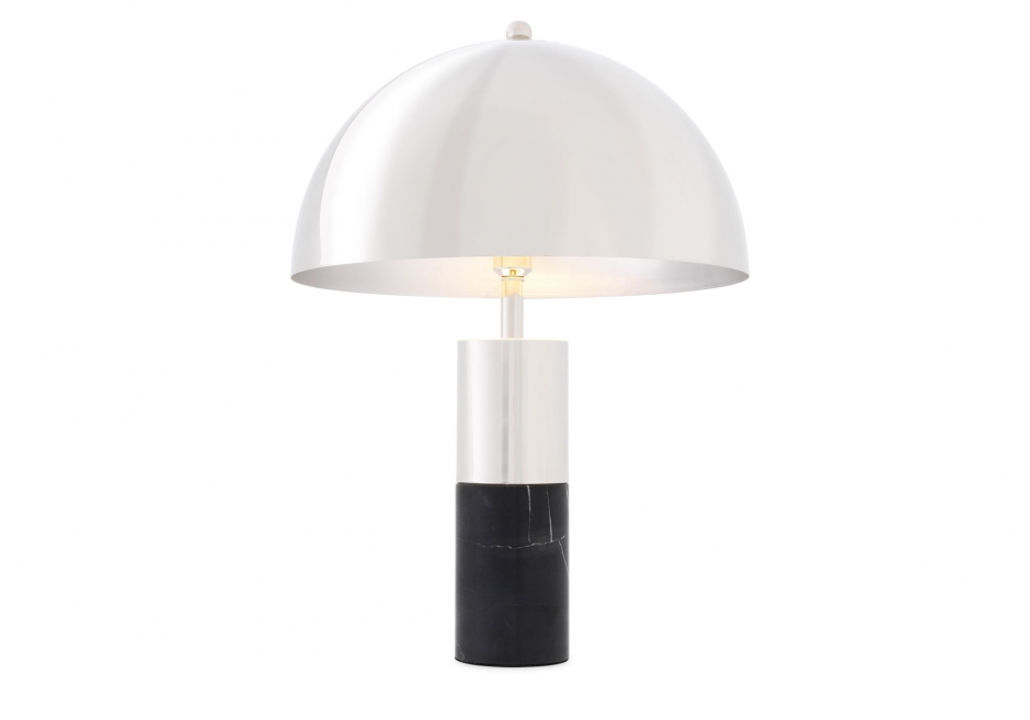 Nachttischlampe Flair Silber