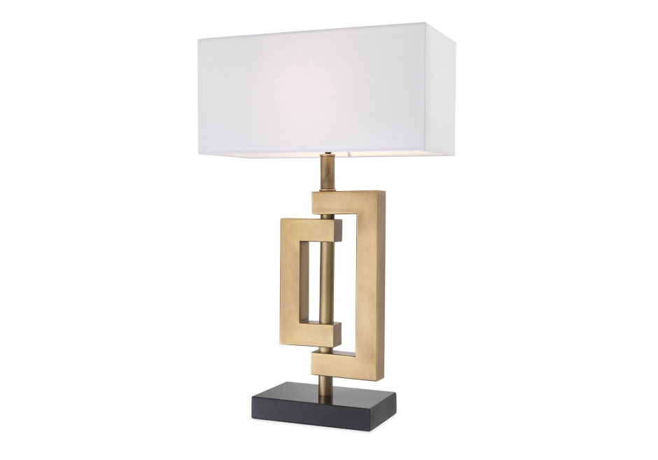 Nachttischlampe Leroux Gold