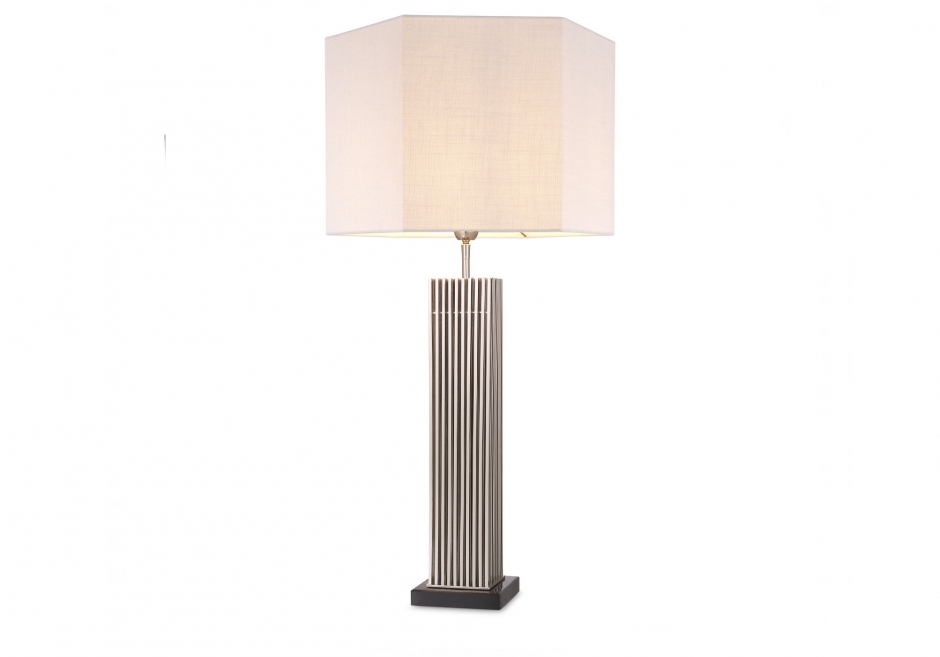 Nachttischlampe Viggo Silber