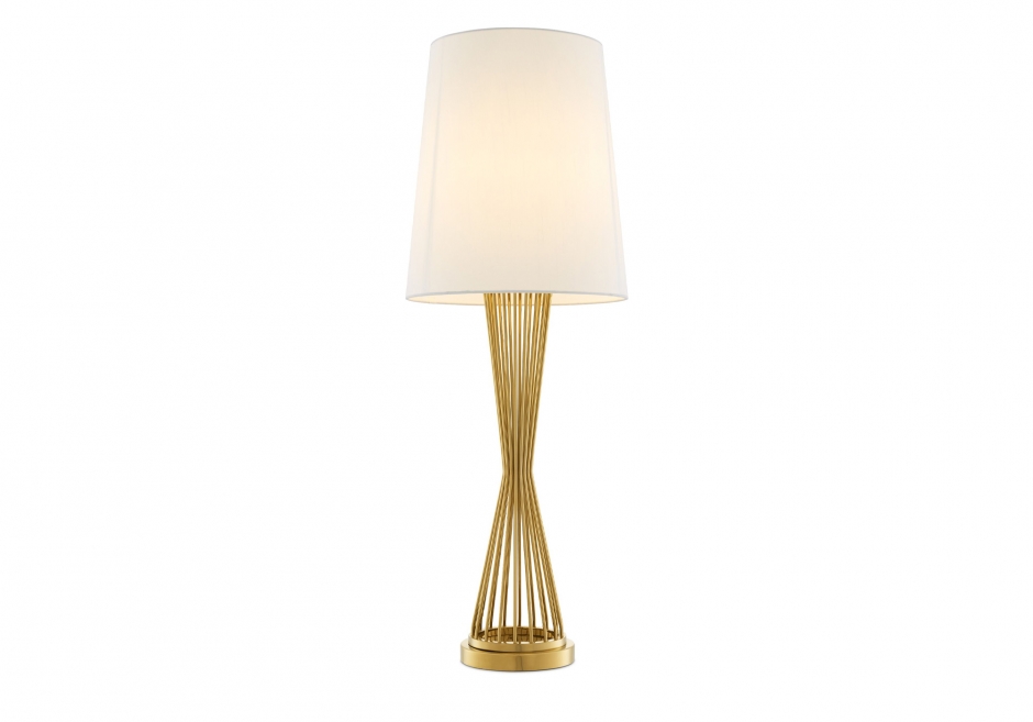 Nachttischlampe Holmes Gold