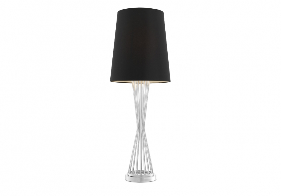 Nachttischlampe Holmes Silber