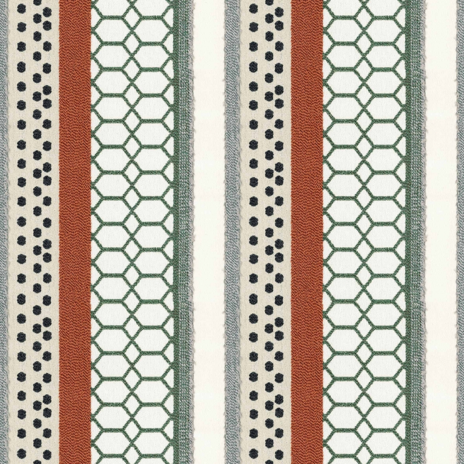 freistil Stoffmuster 7432 kupferbraun