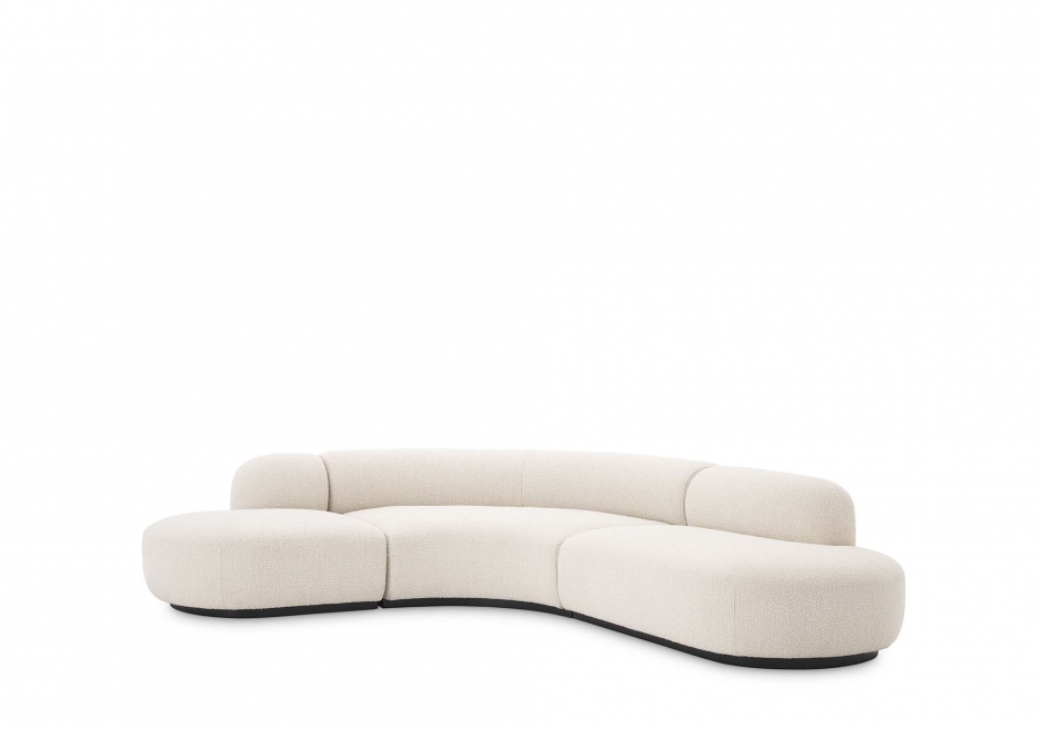 Sofa Björn L Bouclé cream