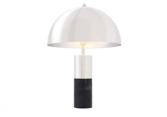 Nachttischlampe Flair Silber