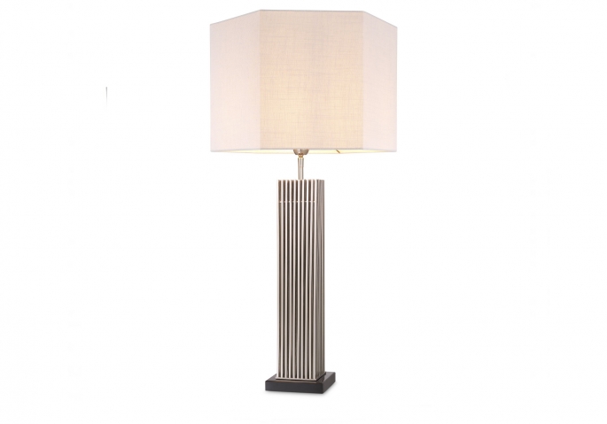 Nachttischlampe Viggo Silber