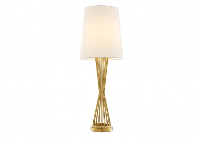 Nachttischlampe Holmes Gold