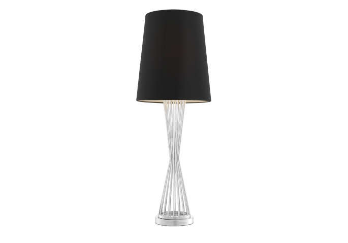 Nachttischlampe Holmes Silber